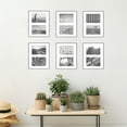 thumbnail image 2 of Mainstays 8x10 Matted to 4x6 2-Opening Front Loading Frames, Black, Set of 6, 2 of 6