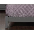 thumbnail image 2 of AFI Orlando King Low Profile Wood Platform Bed Frame with Panel Headboard, Grey, 2 of 8