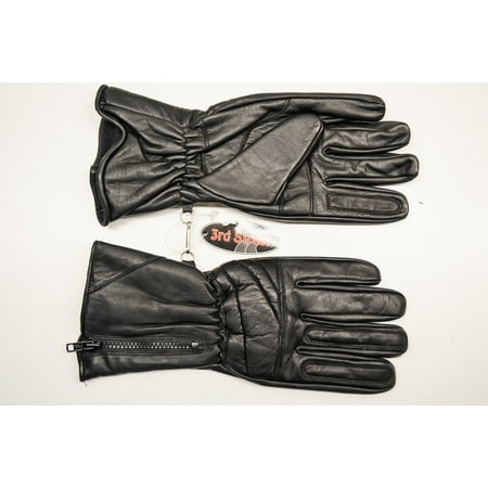 Street Riding Gloves - 3rd Street 1100-090 Pair Leather Riding Gloves XXXL QTY 1