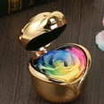 thumbnail image 2 of GROWTH TANK Handmade Preserved Flower Rose Never Withered Roses for Girls - Multicolor-Gold,, 2 of 9