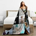 thumbnail image 6 of Custom Blanket with Photos Text, Customized Blankets with Photos Collage Customized Blankets for Family Birthday Wedding Gift, Personalized Bed Throw Blanket for Adult Child Black, 60" x 50", 6 of 6