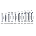 thumbnail image 3 of 10Pcs Mini Engineer Wrench Dual Heads Offset Ring Spanner Tools Spanner Combination Key 4-11mm Wrenches Hand Set, 3 of 6