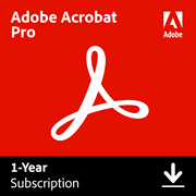 Acrobat Pro 1yr Subscription | PDF Software |Convert, Edit, E-Sign, Protect (Digital Download)MAC