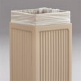 thumbnail image 6 of Safco Indoor/Outdoor Plastic Trash Cans with Recessed Panel Receptacles in Tan, 6 of 7