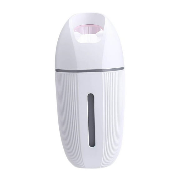 Humidificador de aire de 200 ml, recarga silenciosa para oficina, coche, escritorio, sala de estar Rosa jinwen Humidificador de aire