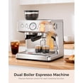 thumbnail image 2 of Máquina de espresso COWSAR con doble caldera, molinillo y tanque de 2,8 L, 2 of 6