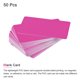 thumbnail image 2 of Tarjetas de PVC en blanco Uxcell, tarjeta de plástico rosa de 14mil para impresora de identificación, calidad gráfica, paquete de 50, 2 of 4