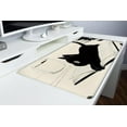 thumbnail image 3 of Cute Anime Cat Kawaii Desk Mat Beige Mouse Pads XXL, Anime Aesthetic Desk Pad Large, Cartoon Manga Gaming Deskmat Extend Keyboard Mat Pad, Desktop Decor Accessories for Women Girl 31.5x15.7 in, 3 of 6