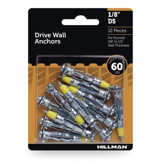 Hyper Tough 500-Piece Zinc Plated Steel Screw and Anchor Fastener