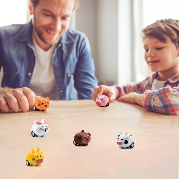 CSEONE Small Pull Back Car, Kids Anti-Fall Toy Car, Fun Gift for Children, Durable,Safe Pullback Cars for Indoor,Outdoor Play