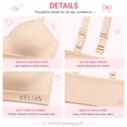 thumbnail image 4 of dELiA*s Girls Bras - 3 Pack Seamless Padded Bras for Teens with Removable Straps, 4 of 7
