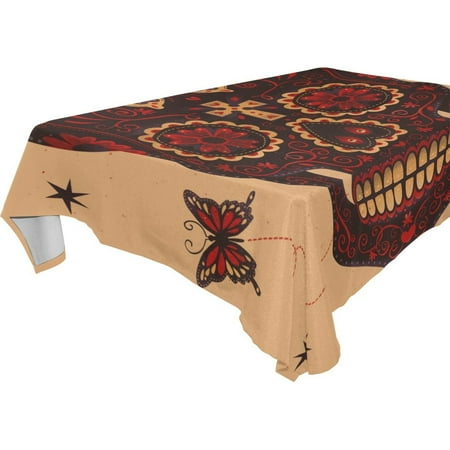 

POPCreation Red Skull Tablecloth 60x84 inches