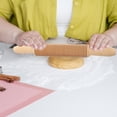 thumbnail image 4 of Burlap Plush Pasta Rolling Pin Noodle Roller 33X4X4CM, 4 of 8