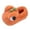 Orange, variant on Unisex Baby Round Toe Slippers Kids Pack with Little Dinosaur Home Warm Cotton Slippers Shoes for Indoor Outdoor House Shoes Bedroom Slippers(Blue,0-12 Months)