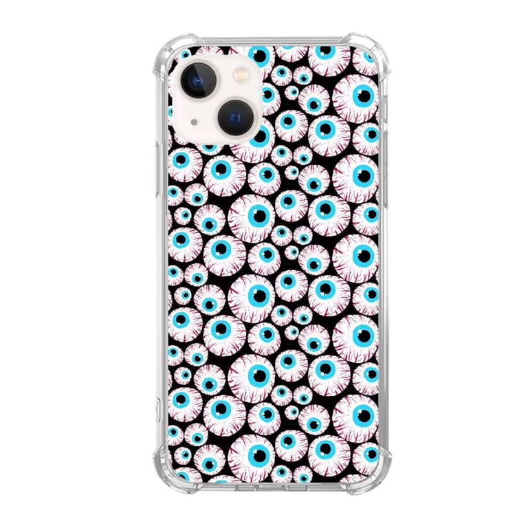 blue eyeball pattern Case for iPhone 13 Mini,Aesthetic Art Design TPU  Shock-proof Cover Case - Walmart.com