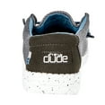 thumbnail image 4 of Hey Dude Children's Wally Sox Shark-Skin Grey Cloth Shoes 130133217, 4 of 5