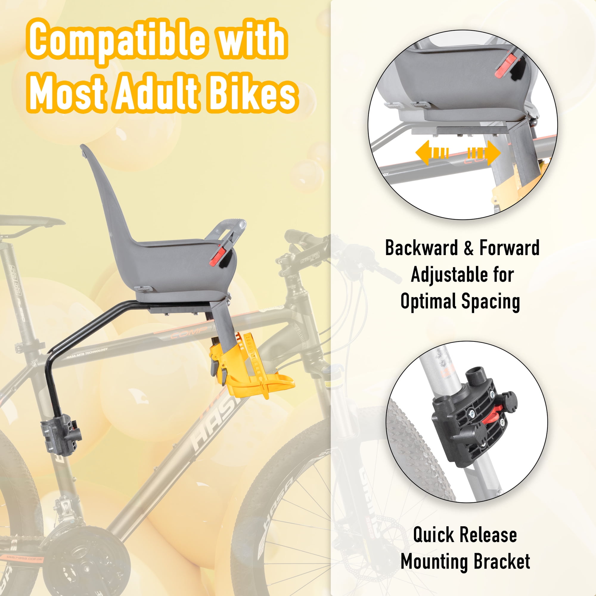 Cyclingdeal bicycle kids child rear baby seat bike carrier usa standard hotsell