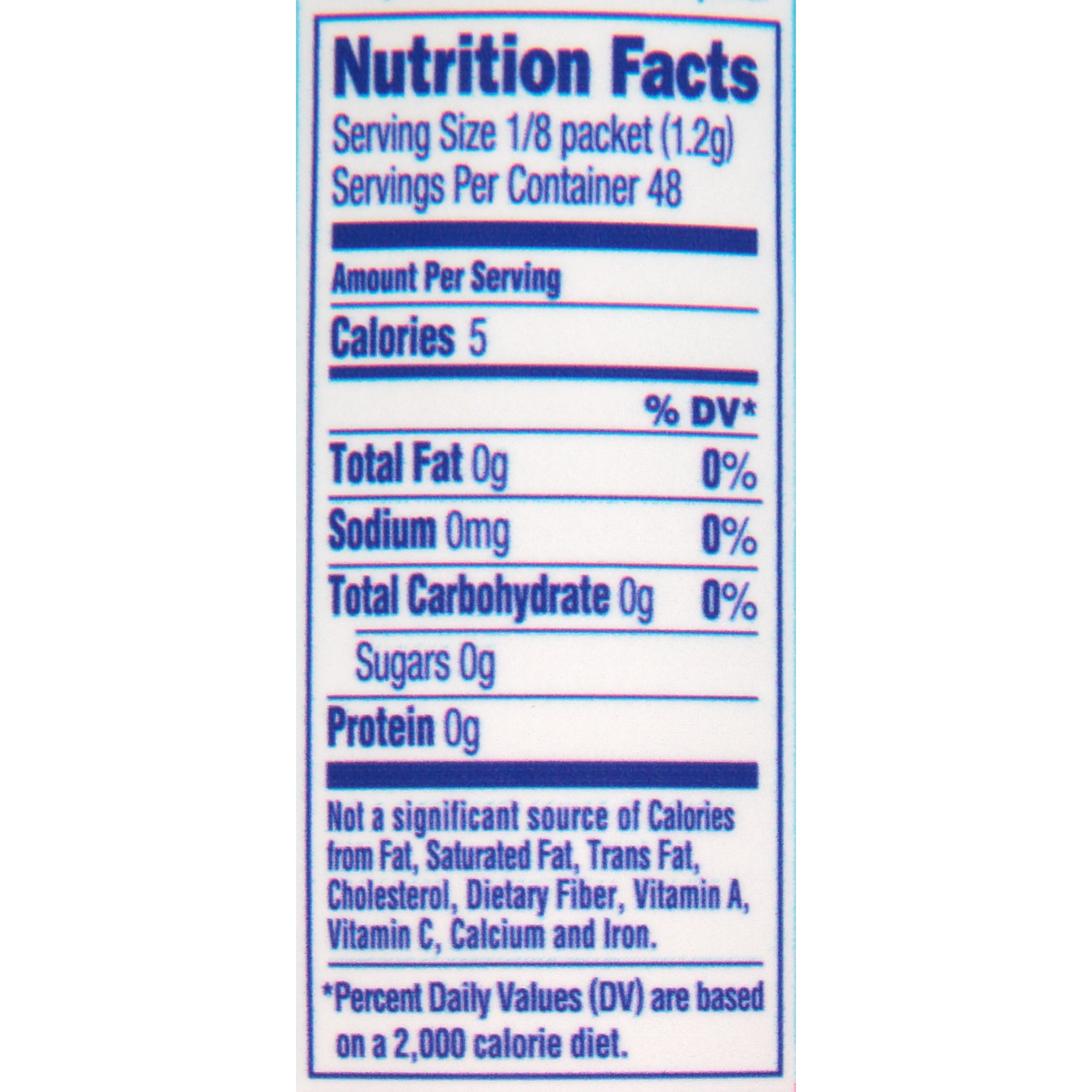 Raspberry Crystal Light Nutrition Facts Raspberry