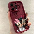 thumbnail image 7 of Mickeys Minnies Couple Cute Phone Case for IPhone 16 15 14 13 12 11 Pro Max Mini XR XS X 7 8 Plus Soft TPU Back Cover TYW-185G240725JH2 iPhone 15 Plus, 7 of 7