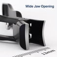 thumbnail image 3 of Anti-splash large mouth nail clippers professional stainless steel manicure pliers 13mm large jaws black 2-piece set, 3 of 4