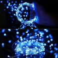 thumbnail image 2 of WWS-Plug in Fairy Lights with Adapter Remote Timer, 8 Modes 33ft 100 LED Dimmable String Lights, Waterproof Firefly Starry Lights Twinkle Lights for Indoor Outdoor Decoration, UL-Listed (Blue), 2 of 4