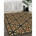 thumbnail image 3 of Ahgly Company Machine Washable Indoor Rectangle Transitional Night Red Area Rugs, 6' x 9', 3 of 7