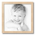 thumbnail image 2 of ArtToFrames 16x16 Inch Hard Maple Picture Frame, This Brown Wood Poster Frame is Great for Your Art or Photos, Comes with Regular Glass (4847), 2 of 8