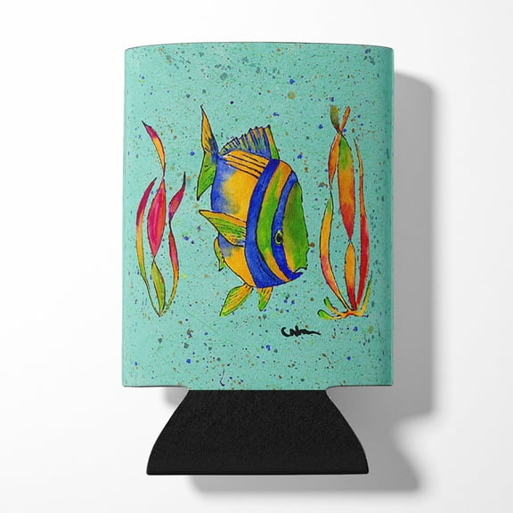 Carolines Treasures 8530CC Tropical Fish Can or Bottle Hugger Can Hugger multicolor