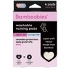 Bamboobies Washable Nursing Pads Combo Pack - 2 Pair, Blue and Pink