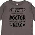 thumbnail image 4 of Inktastic My Sister is a Doctor and a Hero Boys or Girls Long Sleeve Toddler T-Shirt, 4 of 5