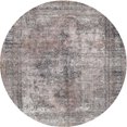 thumbnail image 1 of Ahgly Company Indoor Round Traditional Sandstone Brown Persian Area Rugs, 3' Round, 1 of 6