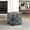 Multi, variant on Black And White Striped Pouf , Modern Fabric Upholstery, Non-slip, 300lbs Capacity, 16x16x16", Zipper Closure, Fully Put Together In & Stripes, Non-slip Bottom, 300lb Weight Assembled Splendid