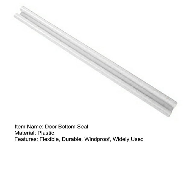 Door Seam Seal Flexible Cut Freely Door Draft Stopper Bottom Seal Strip Weather Stripping for