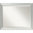 thumbnail image 2 of Amanti Art Brushed Sterling Silver Beveled Wood Wall Mirror 26 x 32 in., 2 of 5