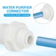 thumbnail image 3 of Conector recto de purificador de agua Uxcell, accesorios de tubo de conexión rápida para filtro purificador de agua de ósmosis inversa RO/DI 10 3/8" x 1/4", 3 of 7