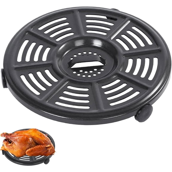 TAVENE Air Fryer Accessories, 8.2" Round Grill Pan Crisper Plate for Ninja AF101 AF161 AF150 XL