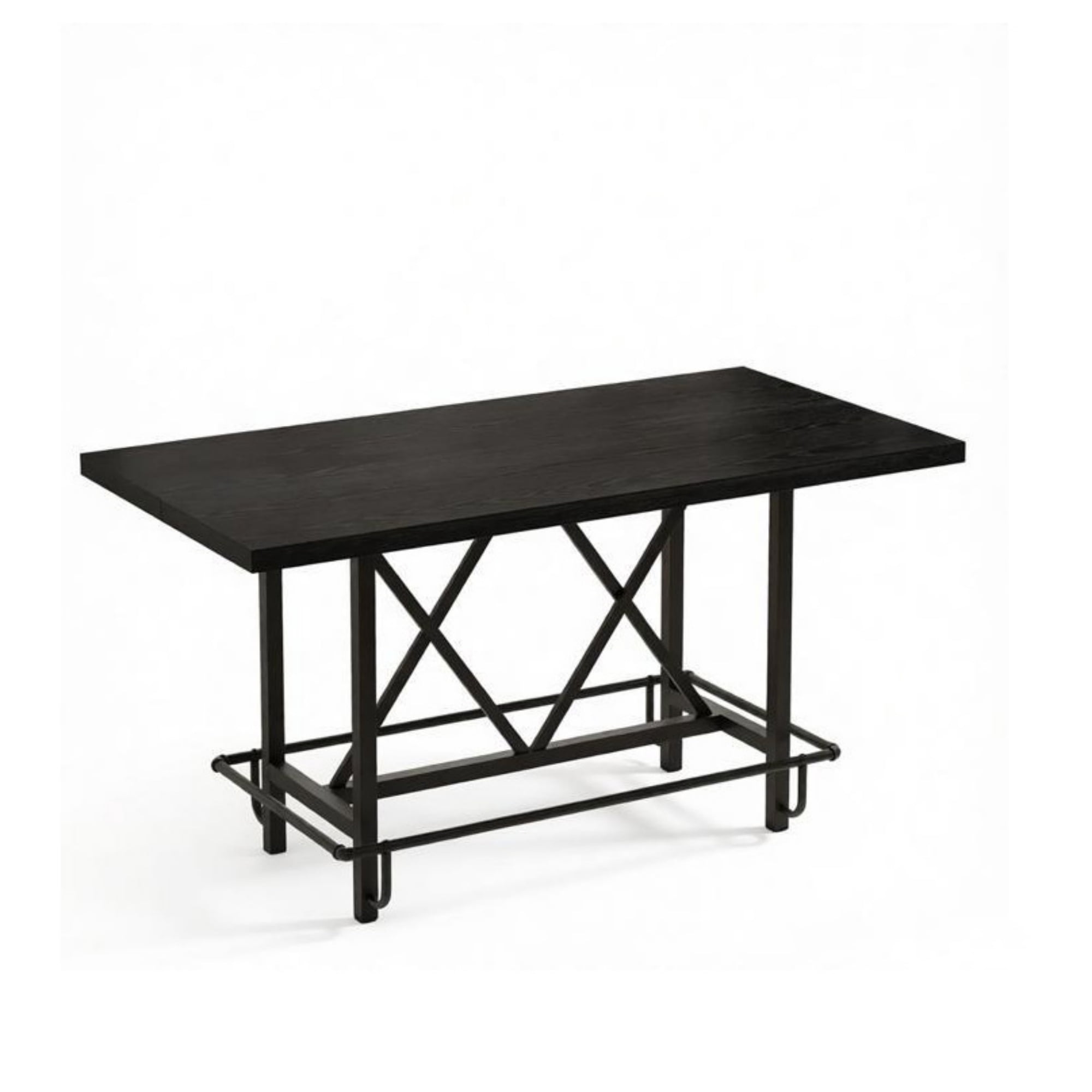 62.99 Inch Counter Height Farmhouse Bar Table Rectangular Pub Table for Kitchen