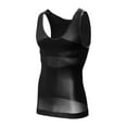 thumbnail image 4 of ZVNAΖH Mens Compression Shirt - Slimming Body Shaper Sleeveless Workout Tank Top Undershirts Tummy Control Vest, 4 of 4