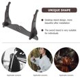 thumbnail image 2 of KAKOWELY Flute Display Rack Swords Collection Stand Wooden Swords Holder Storage Holder,11.02"X5.51"X2.56", 2 of 5