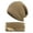Khaki, variant on Kids Winter Hat Beanie and Scarf Knitted Warm Kids Beanie Scarf Boy Winter Hat for 5-14 Years