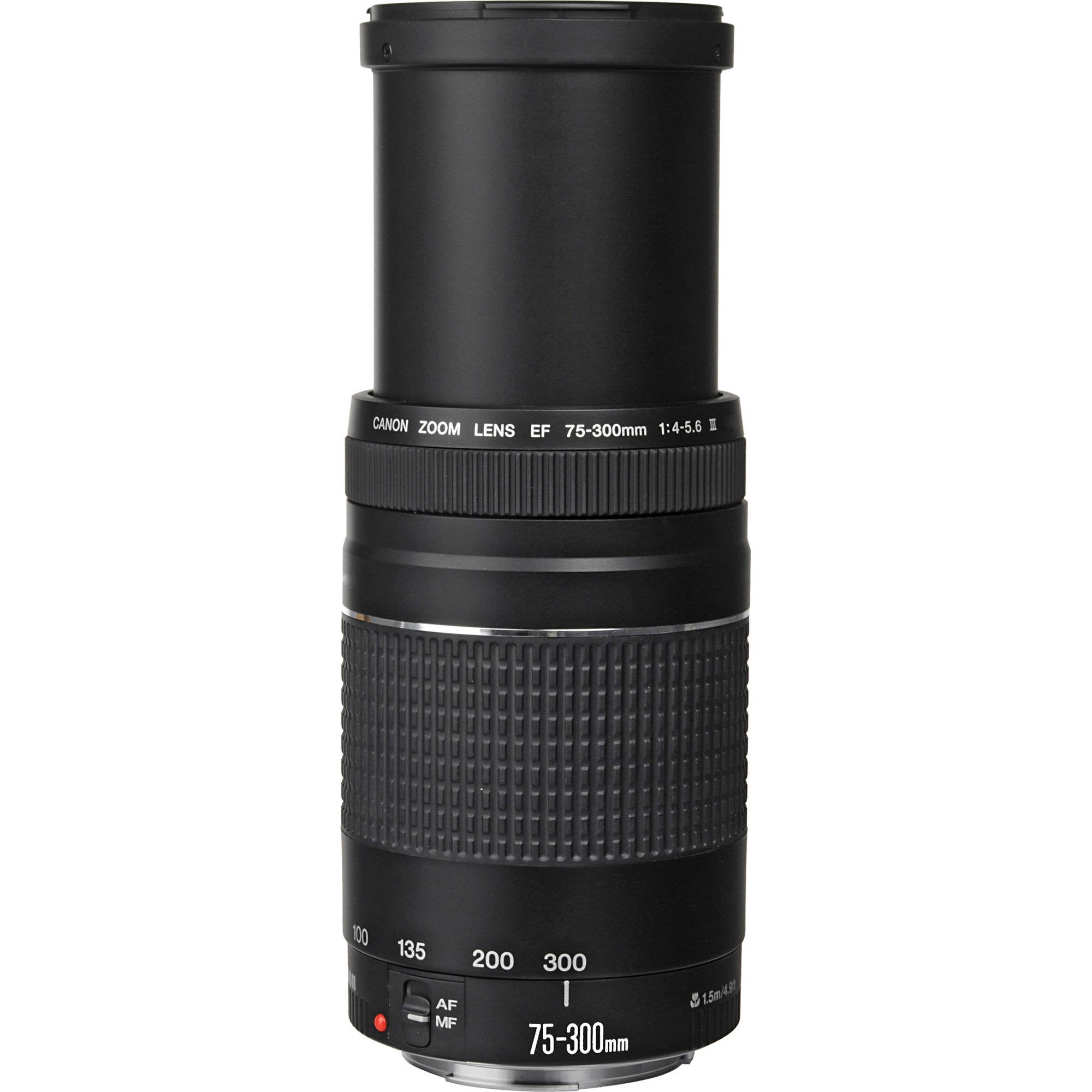 Canon EF 75-300mm F/4-5.6 III Telephoto Zoom Lens 6473A003 Deluxe