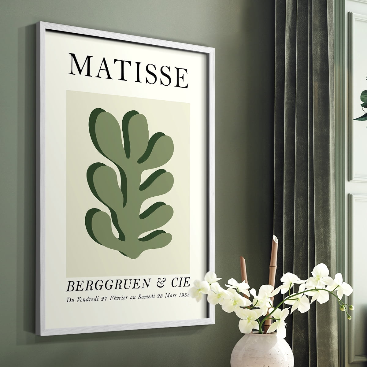 Matisse CCLXXXII in Solid Wood 8 x 10 Framed Print