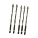thumbnail image 4 of Juego de brocas excéntricas de cuatro flautas para el hogar, brocas resistentes y versátiles, vástago hexagonal para Metal, 5 uds., 4 of 9