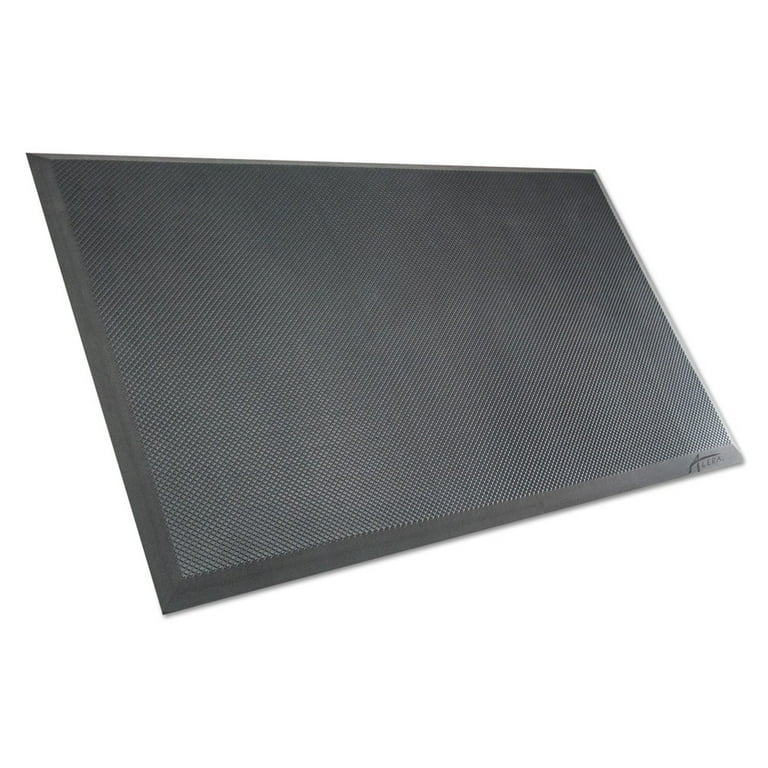 Flex Step Rubber Anti-Fatigue Mat, Polypropylene, 24 x 36, Black -  TonerQuest