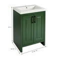 thumbnail image 6 of Better Homes & Gardens 24 1/2'' L x 18 7/8'' W Green Bathroom Vanity with Sink Top, 6 of 7