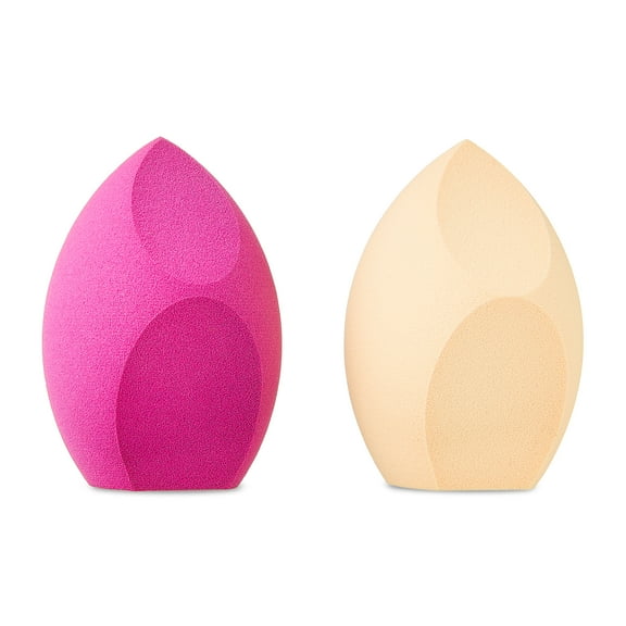 Walmart Makeup Sponges for Wet or Dry Cosmetics, Latex-Free, Assorted Colors (2 Count)