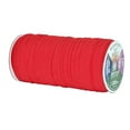 thumbnail image 3 of Mandala Crafts Flat Elastic Band, Braided Stretch Strap Cord Roll for Sewing and Crafting; 3/8 inch 10mm 50 Yards Red, 3 of 5