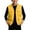 Yellow, variant on Kids Cargo Vest Utility Fishing Vests Multi Pockets Zip Up Sleeveless Casual Fashion Jacket for Young Boys and Girls Khaki 5-6 Years