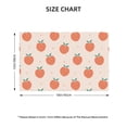 thumbnail image 2 of Placemats Set of 4 / 6, Orange Peach Placemats for Dining Table Indoor/Outdoors Heat Resistant Washable Placemats 18" x 12", 2 of 8