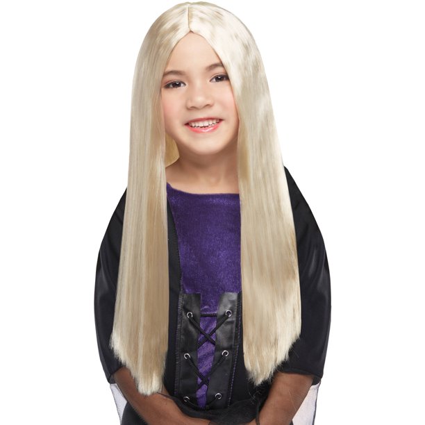 Blonde Witch Wig Halloween Costume Accessory
